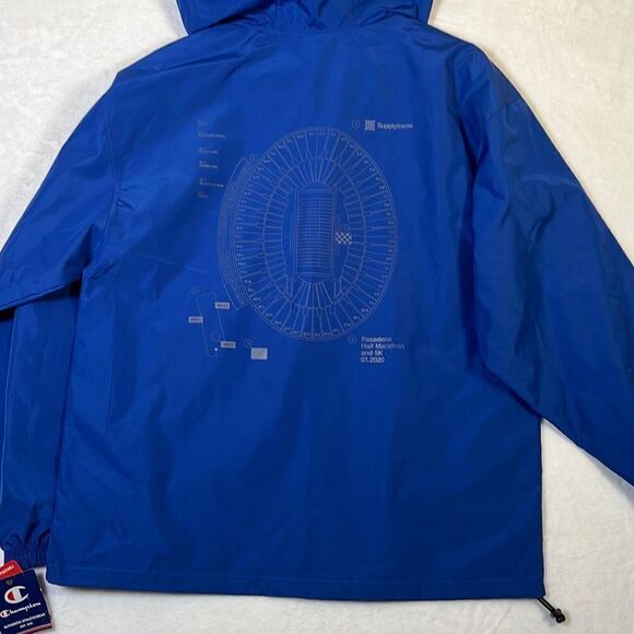 Champion athletic wear rose bowl marathon windbreaker-NWT- Men Medium - Picture 7 of 9